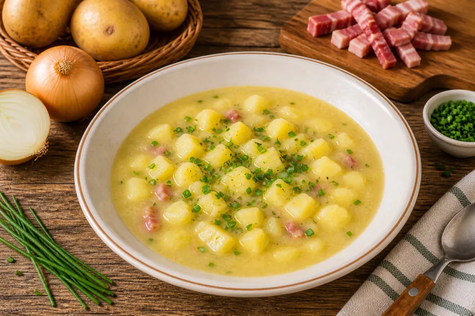 Erdäpfelsuppe