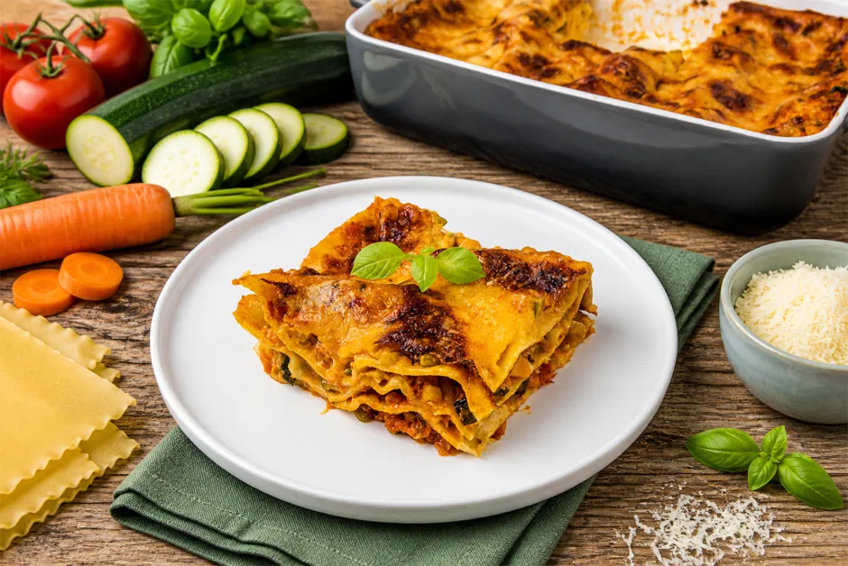 Vegetarische Zucchini-Lasagne