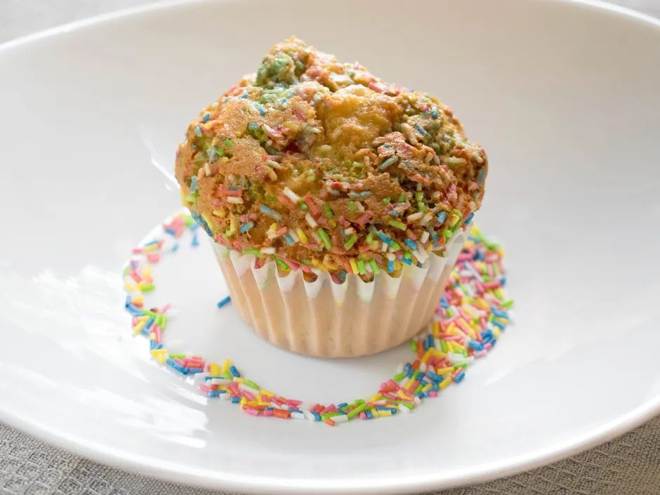 Muffins mit Kokos und Streusel
