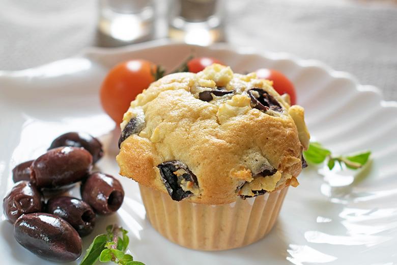 Oliven-Schafkäse Muffins