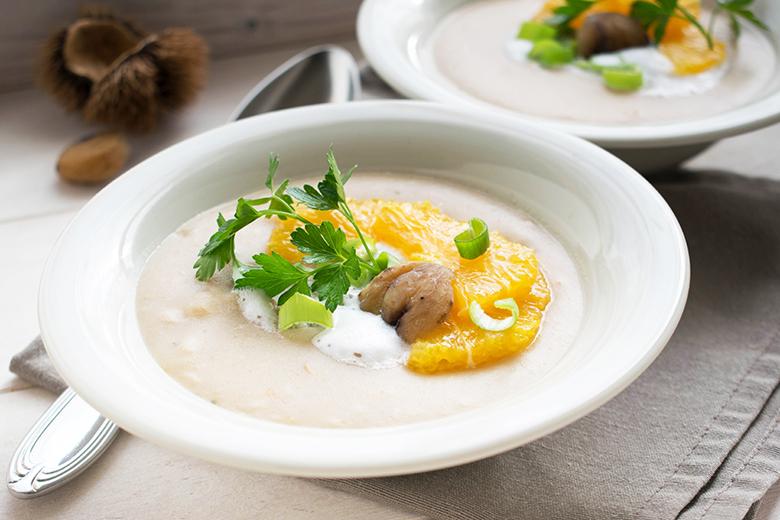 Maroni-Orangen-Suppe
