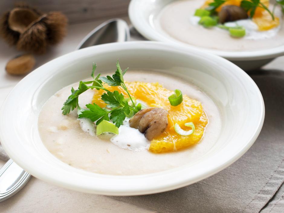 Maroni-Orangen-Suppe
