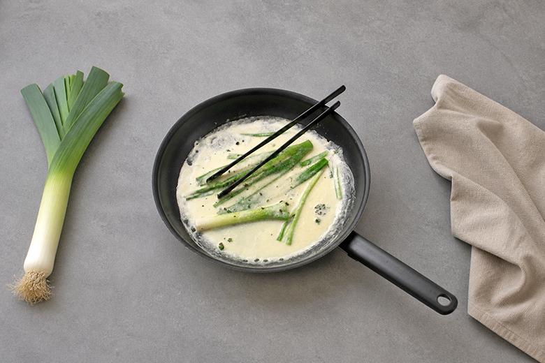 Lauch mit Parmesan