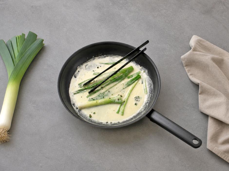 Lauch mit Parmesan