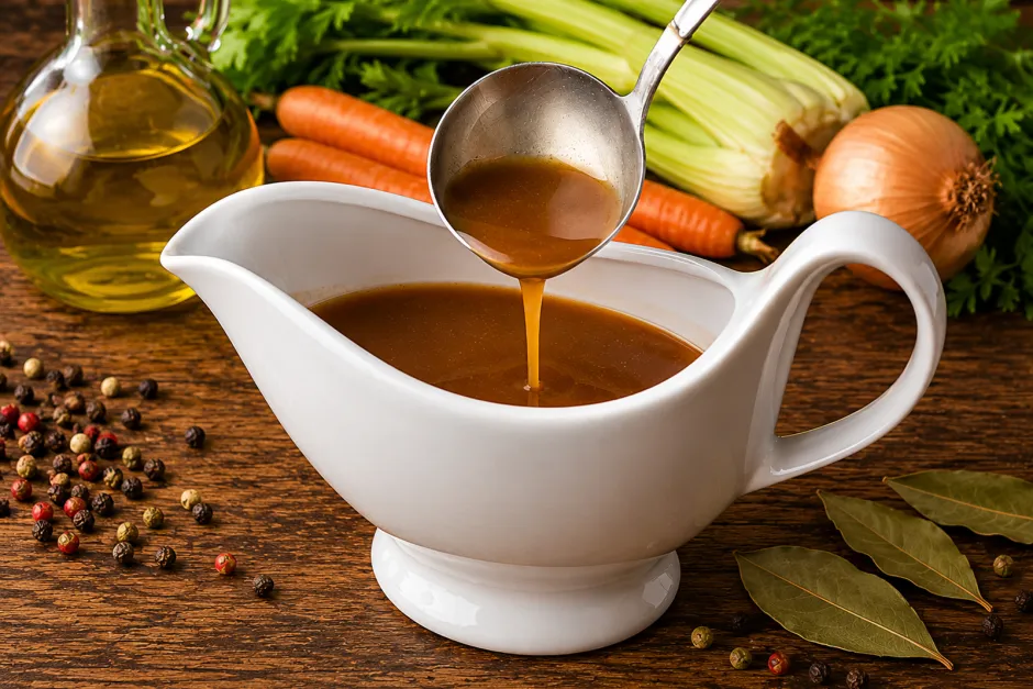 Bratenfond, braune Jus Sauce