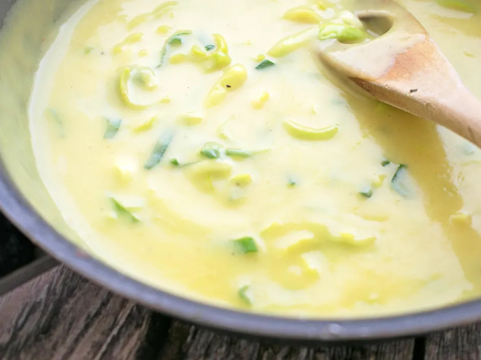 Curry-Lauchsauce