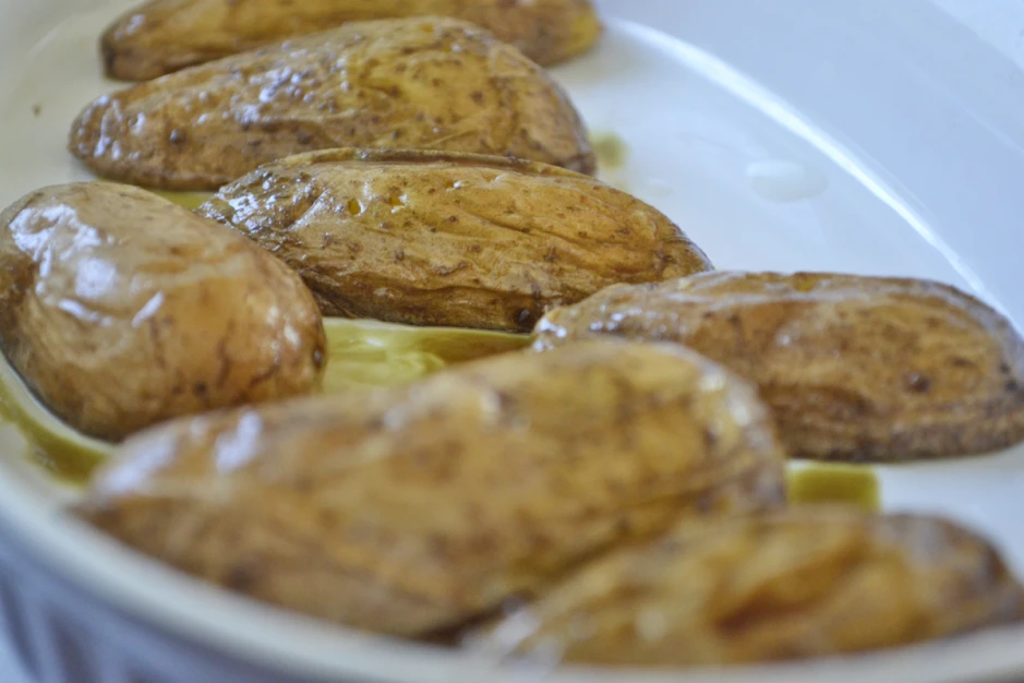 Ofenerdäpfel mit Kürbiskernöl