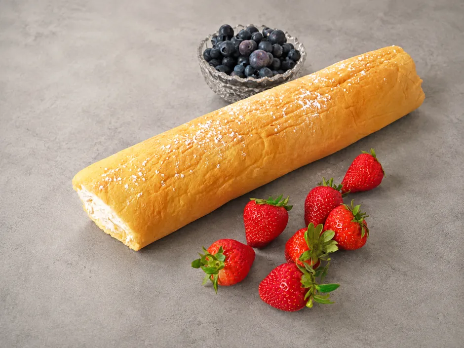 Biskuitroulade mit Mascarponecreme