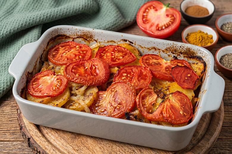 Ägyptischer Kartoffelauflauf