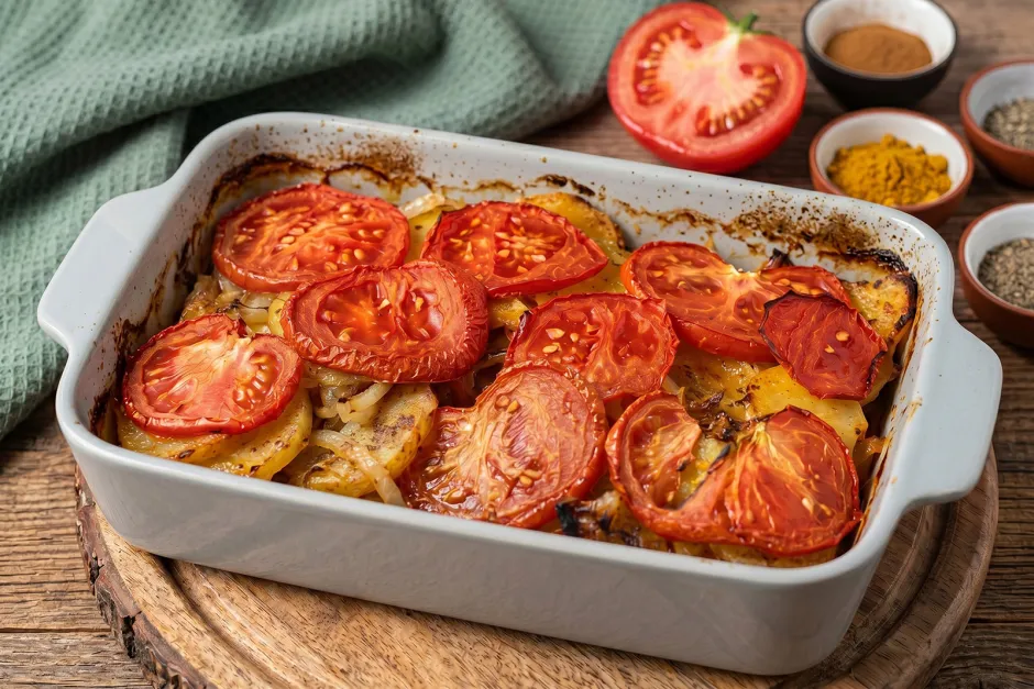 &Auml;gyptischer Kartoffelauflauf