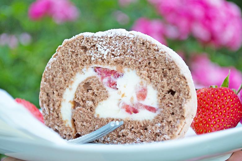 Schoko-Erdbeeren Rolle