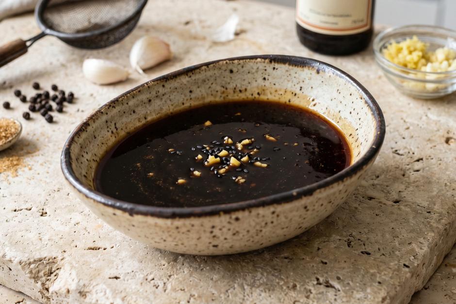 Bier-Teriyaki-Sirup