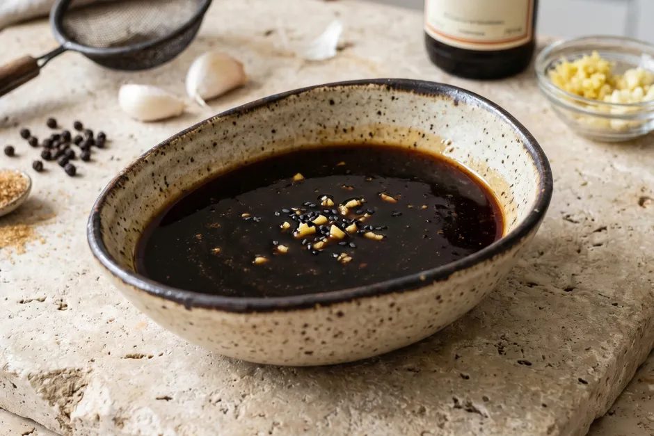 Bier-Teriyaki-Sirup