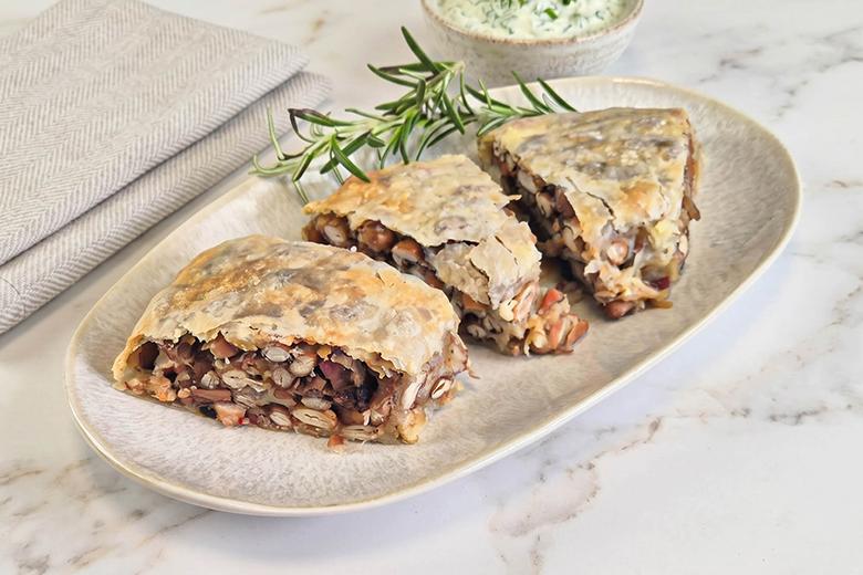 Einfacher Bohnenstrudel
