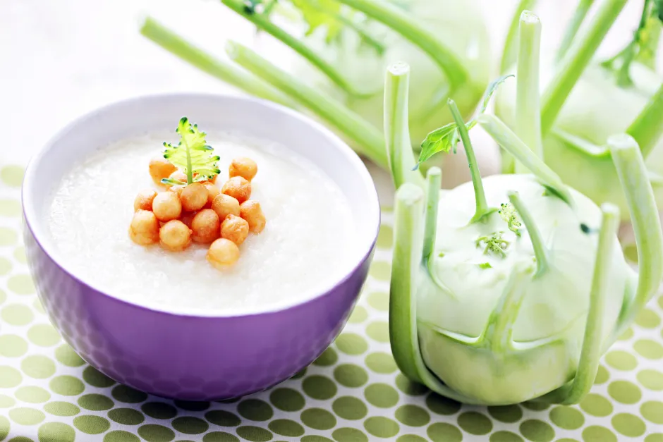 Kohlrabicremesuppe
