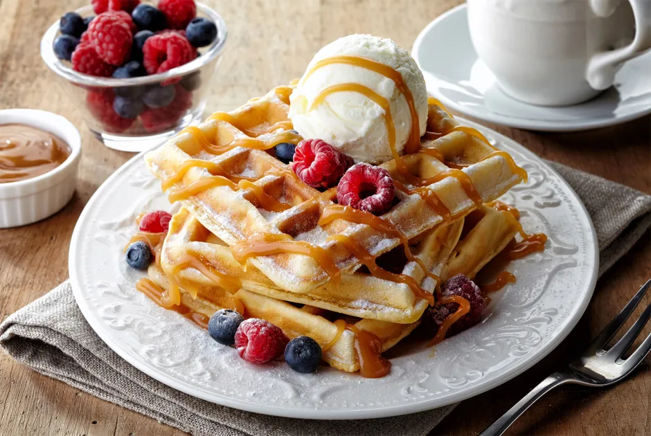 Buttermilchwaffeln