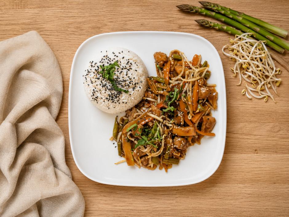 Spargel Chop Suey