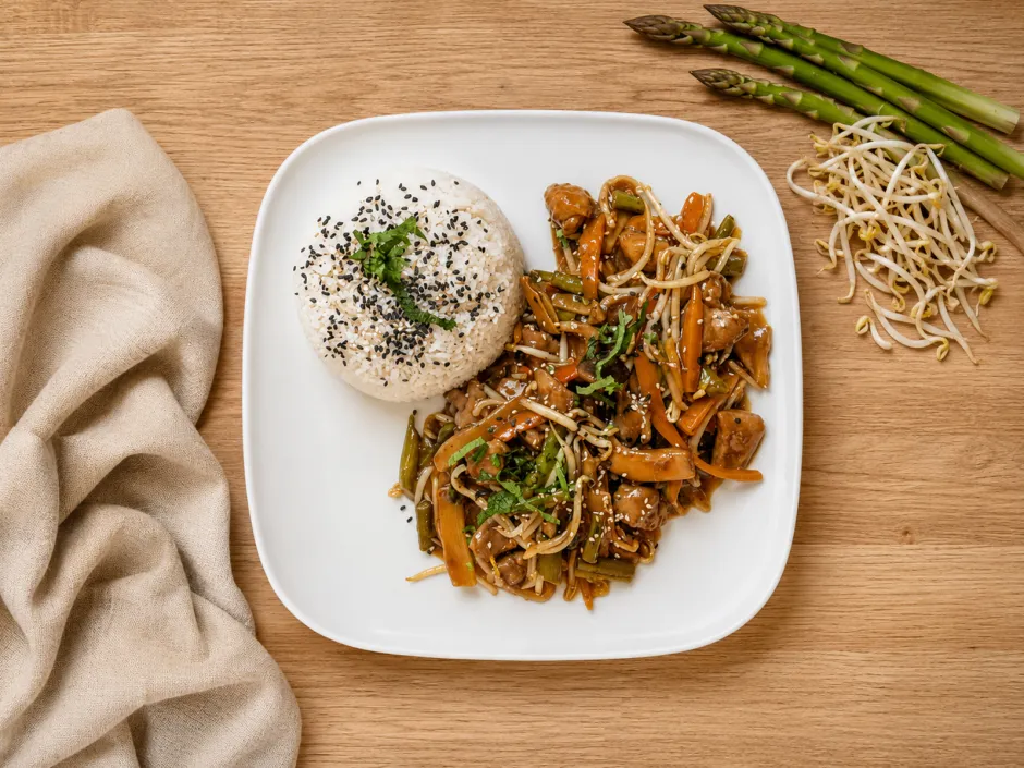Spargel Chop Suey