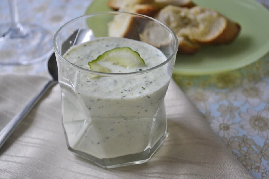 Geeiste Gurkensuppe