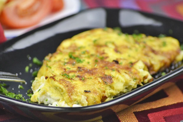 Schafkäse-Omlette