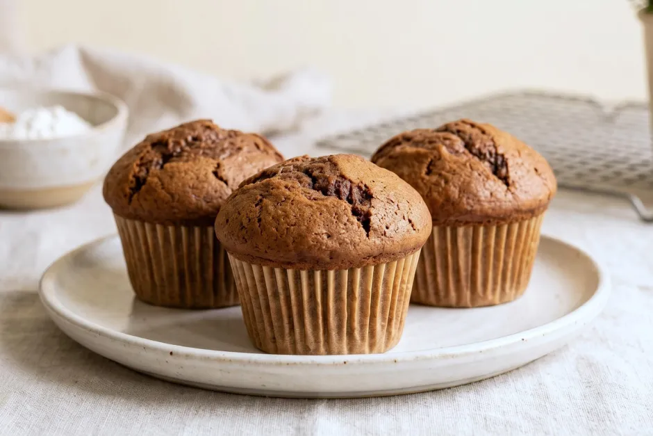 Schokobrownies in Muffinsform