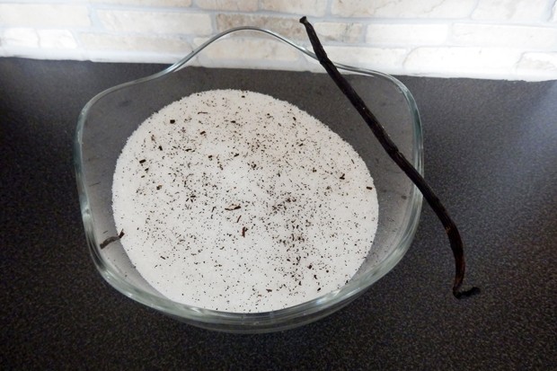 Selbstgemachter Vanillezucker