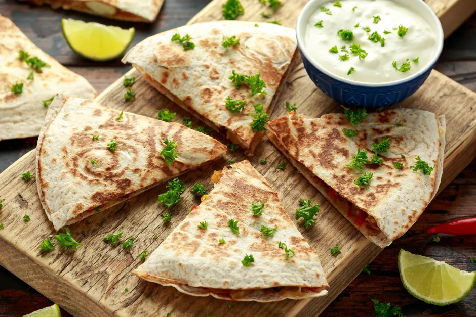 Zucchini Quesadillas