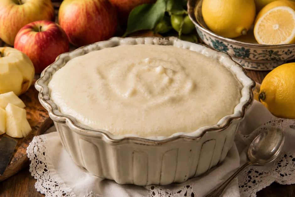 Apfelschaum Dessert