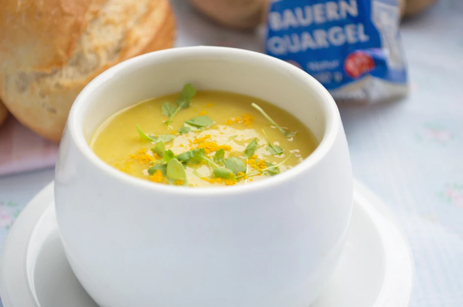 Kartoffel-Quargelsuppe