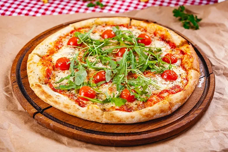 Protein Pizza mit Cottage Cheese