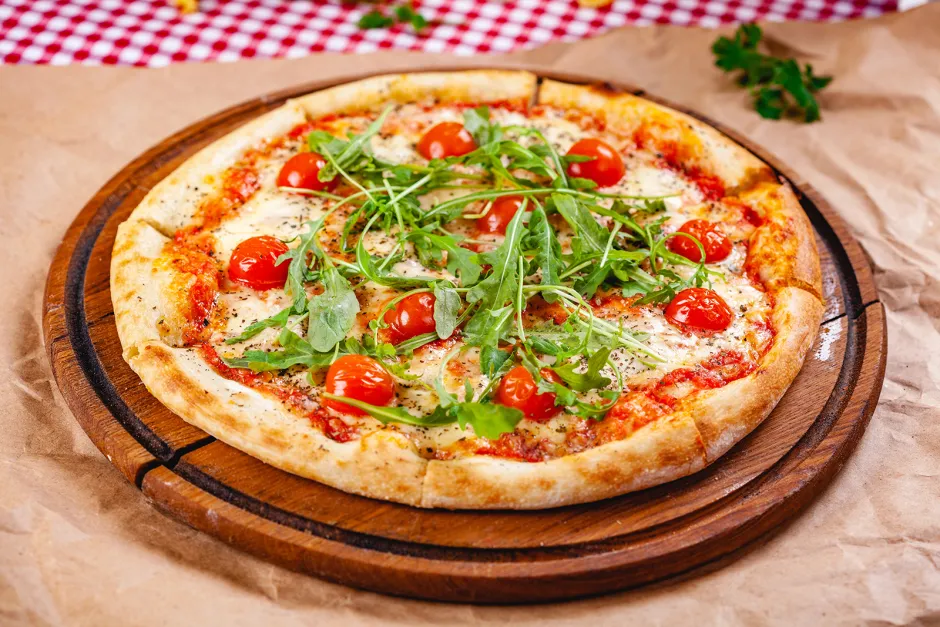 Protein Pizza mit Cottage Cheese