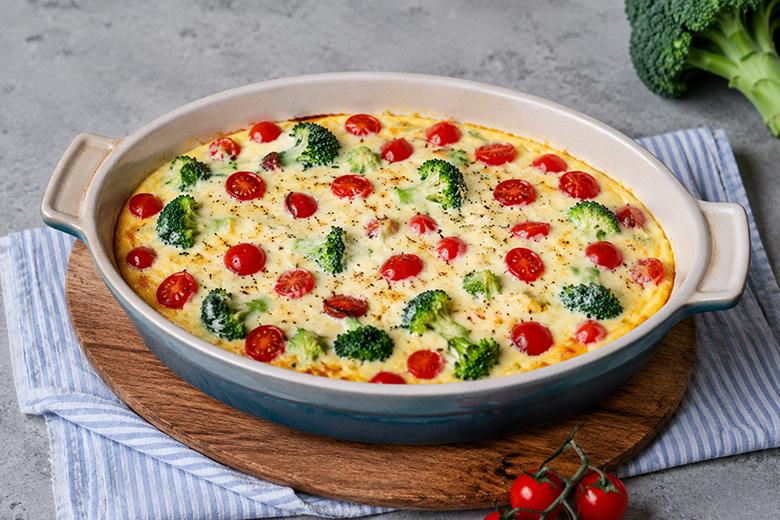 Protein Auflauf mit Cottage Cheese