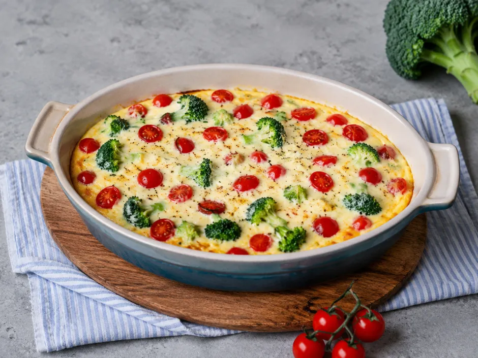 Protein Auflauf mit Cottage Cheese