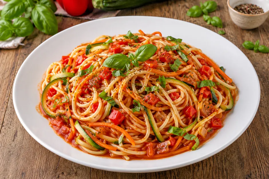 Gem&uuml;sespaghetti