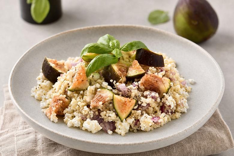 Couscous - Salat mit Feigen und Ziegenkäse