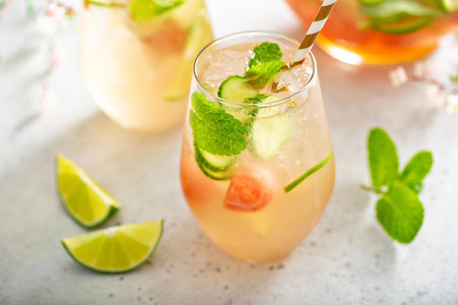Wassermelonen-Gurken-Mojito