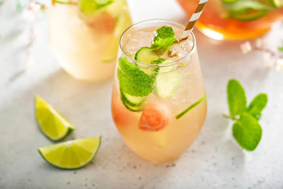 Wassermelonen-Gurken-Mojito