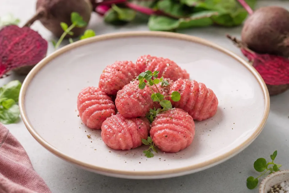 Rote Rüben Gnocchi
