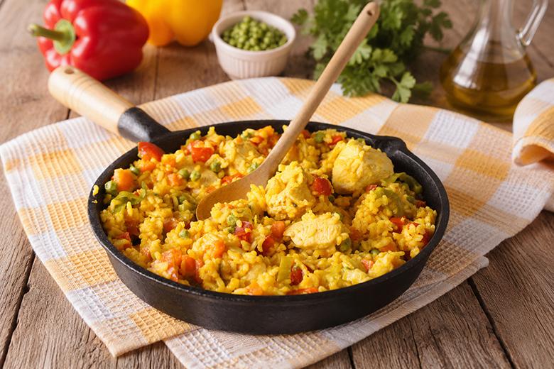 Arroz con Pollo - Peruanisches Huhn mit Reis