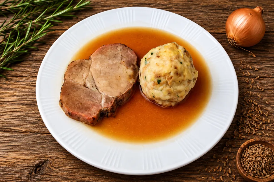 Schweinsbraten aus dem Schopf