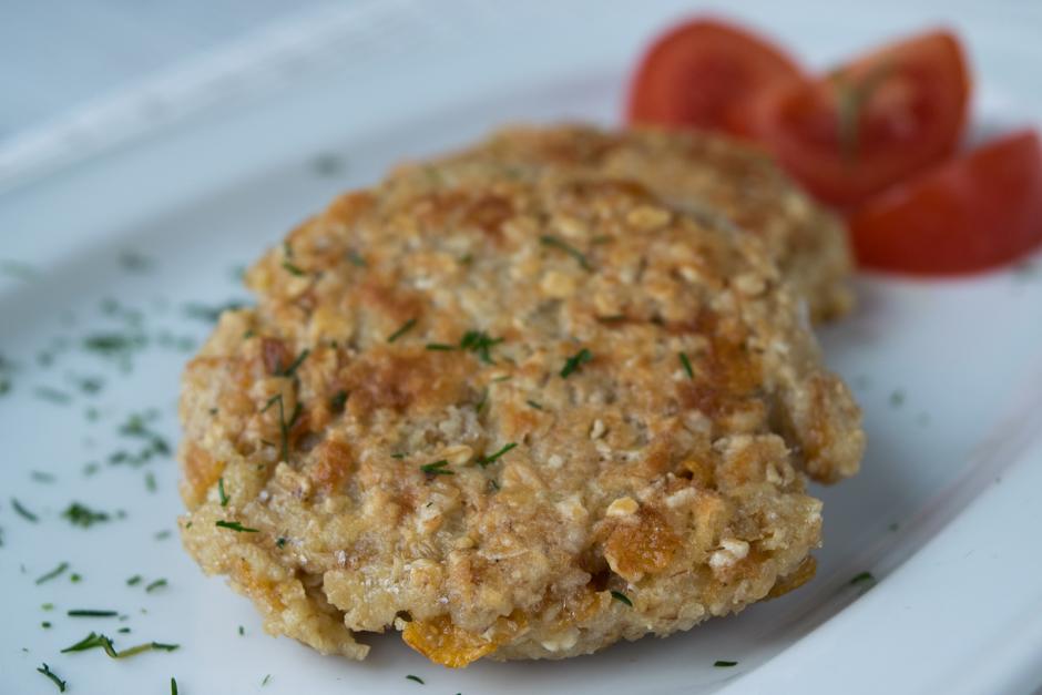 Hüttenkäse-Hafer Bratlinge