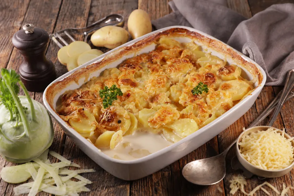 Kohlrabi-Kartoffel-Auflauf