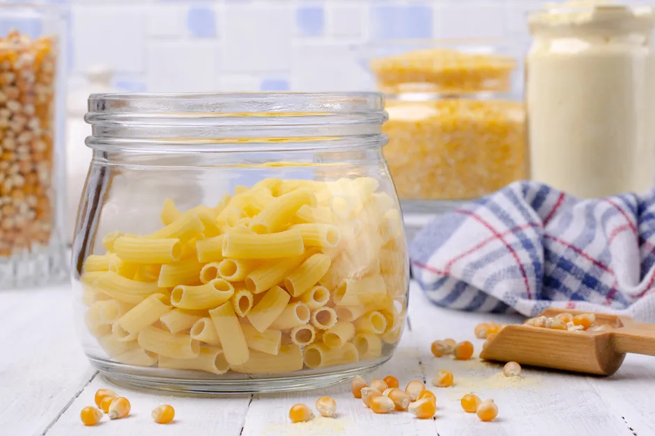 Glutenfreier Maismehl Nudelteig