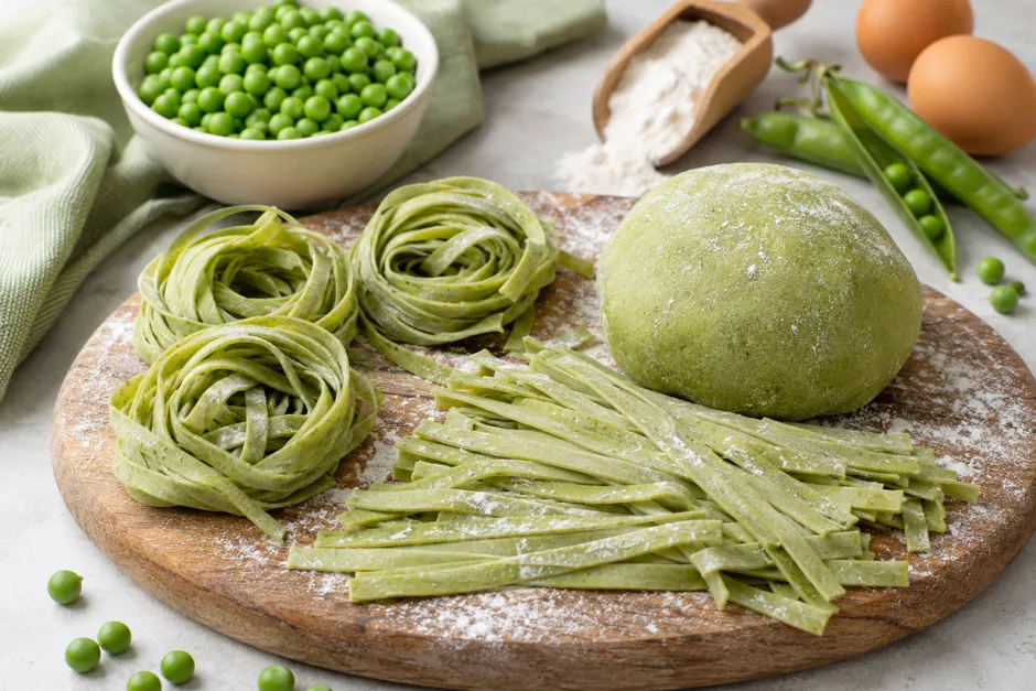 Glutenfreier Erbsen-Nudelteig