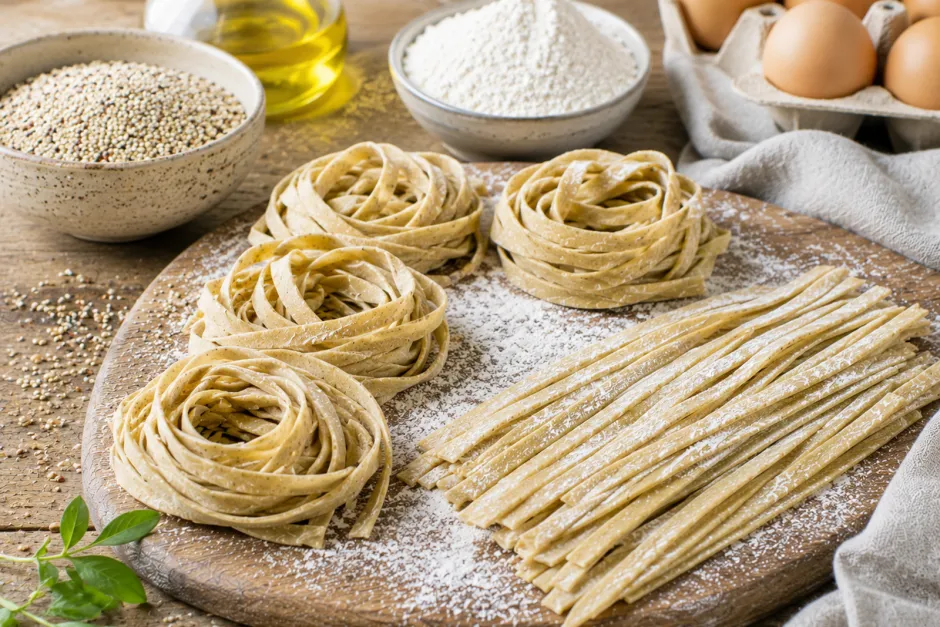 Glutenfreier Quinoa-Nudelteig