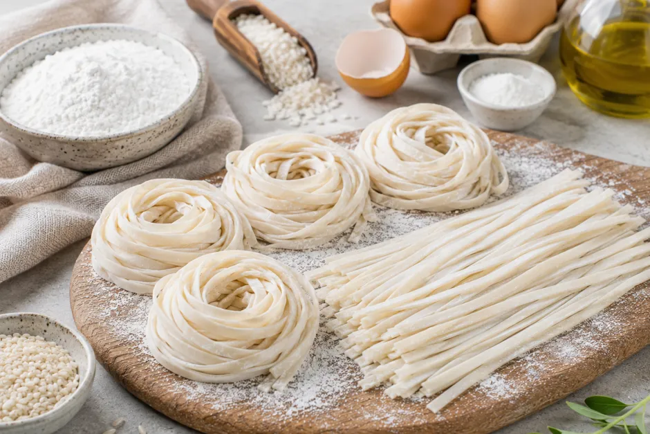 Nudelteig aus Reismehl