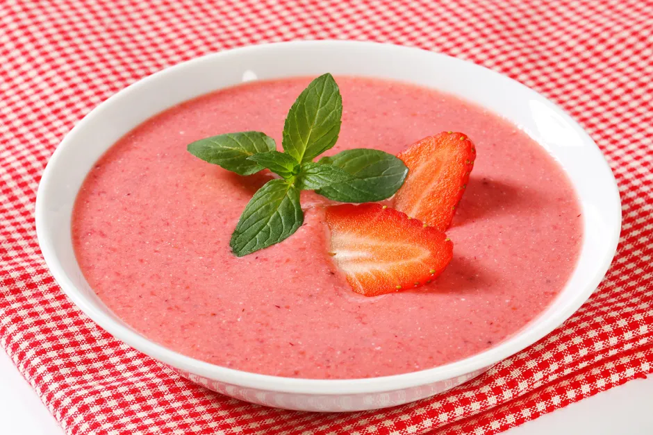 Polnische Erdbeerensuppe Masowische