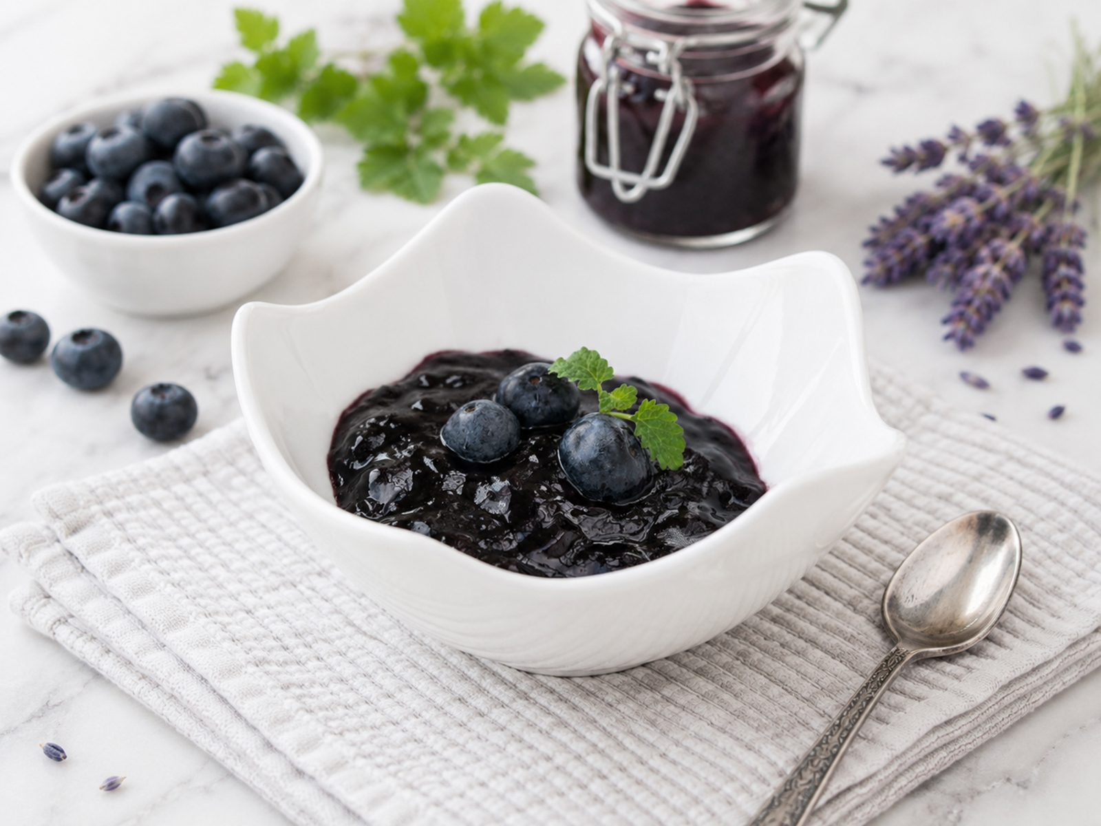 Heidelbeeren-Lavendel-Marmelade