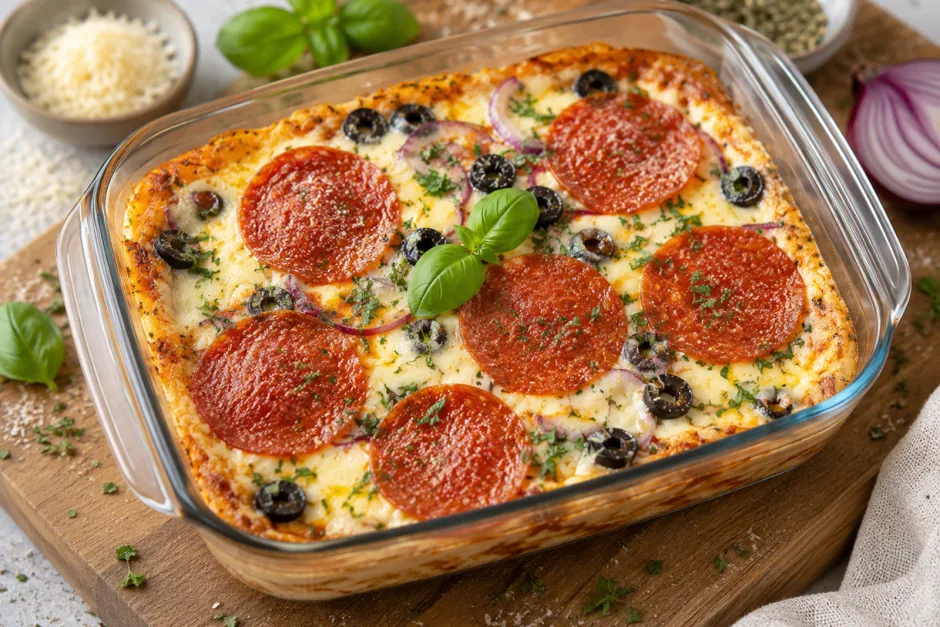 High Protein Pizza Bowl