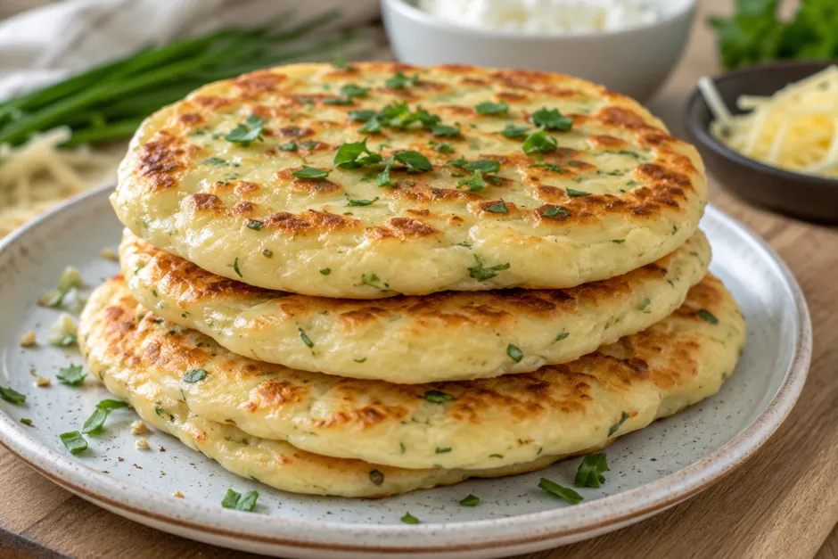 H&uuml;ttenk&auml;se Fladenbrot
